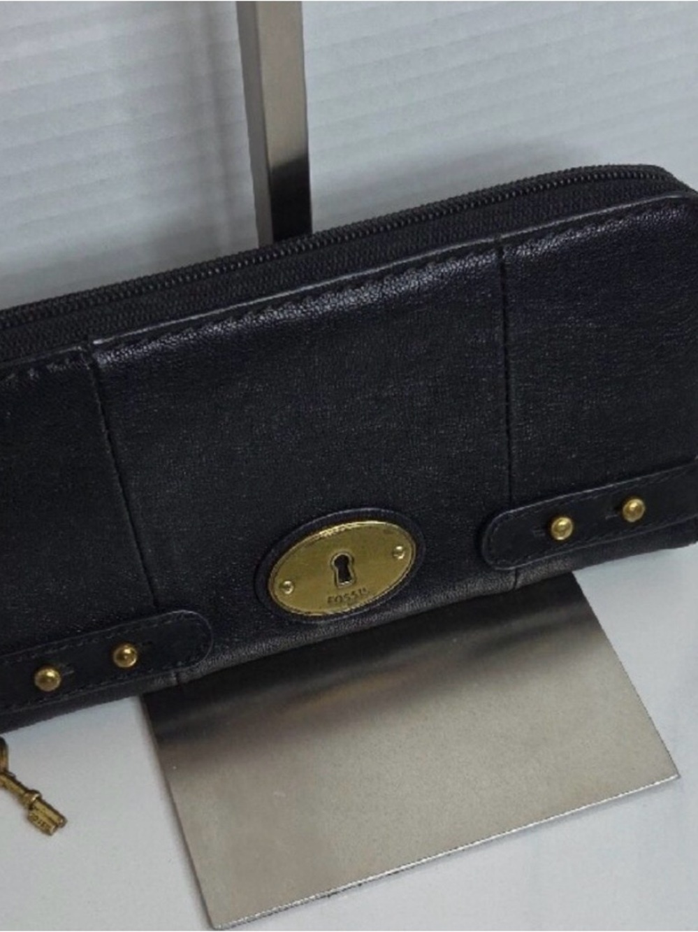 Vintage Black Fossil Wallet